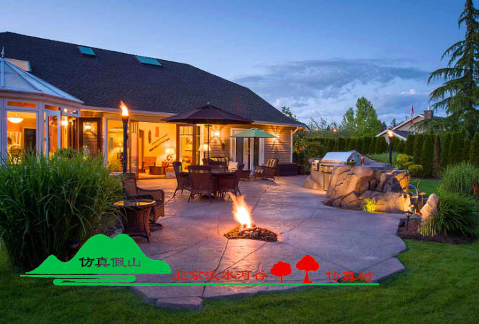 塑石假山圖片－北京廠家深度使用的塑石假山圖片