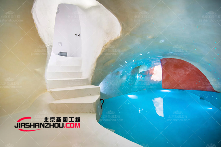 新加坡嘉佩樂度假酒店打造經(jīng)典的仿真鹽洞酒店臥室
