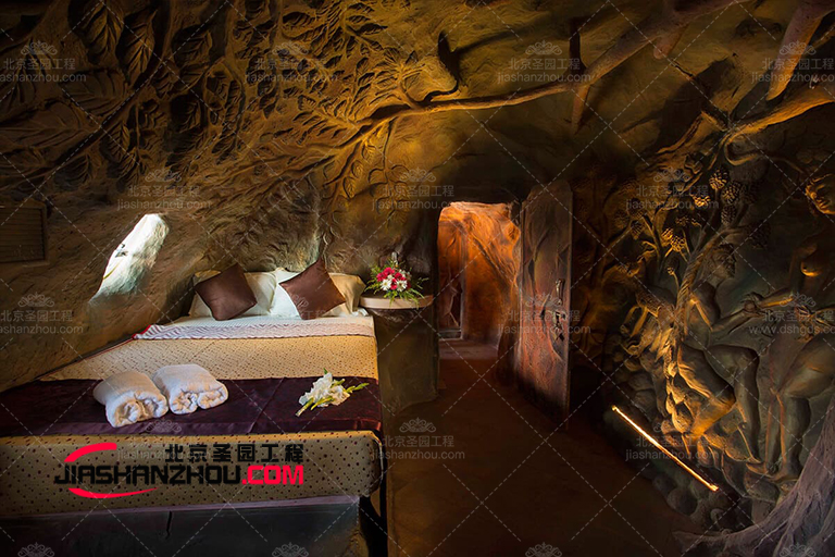 重慶巴南區(qū)人造巖洞旅館室內(nèi)溶洞景觀設(shè)計