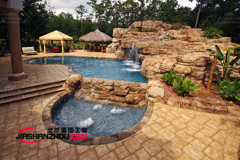 漳州龍文區(qū)人工水泥塑石假山景觀集設(shè)計(jì)制作于一體