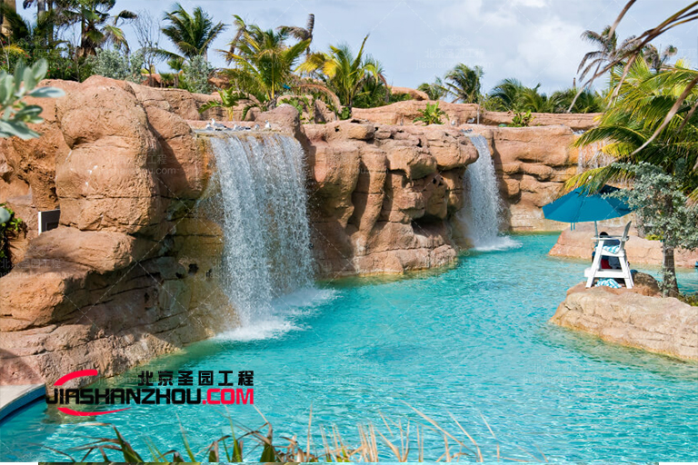 九華山銀杏小區(qū)人工TCP塑石假山設(shè)計(jì)施工