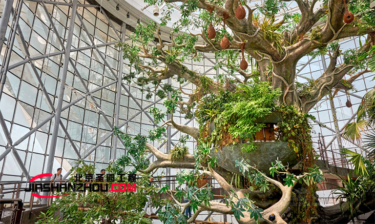 安徽桐城嬉子湖生態(tài)旅游區(qū)仿真樹(shù)項(xiàng)目栩栩如生