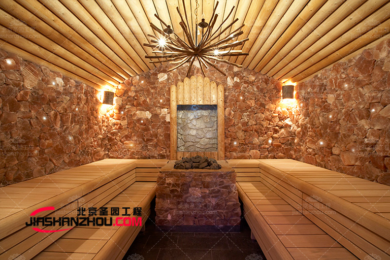 北京廠家的現(xiàn)代鹽浴鹽療汗蒸房設計