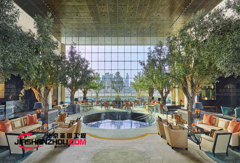 用托斯卡納f 格仿真樹景觀設(shè)計改造室內(nèi)外空間包括露臺