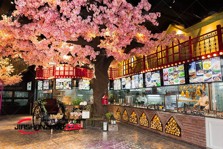 仿真樹花樹如今在別墅住宅環(huán)境中為常見了