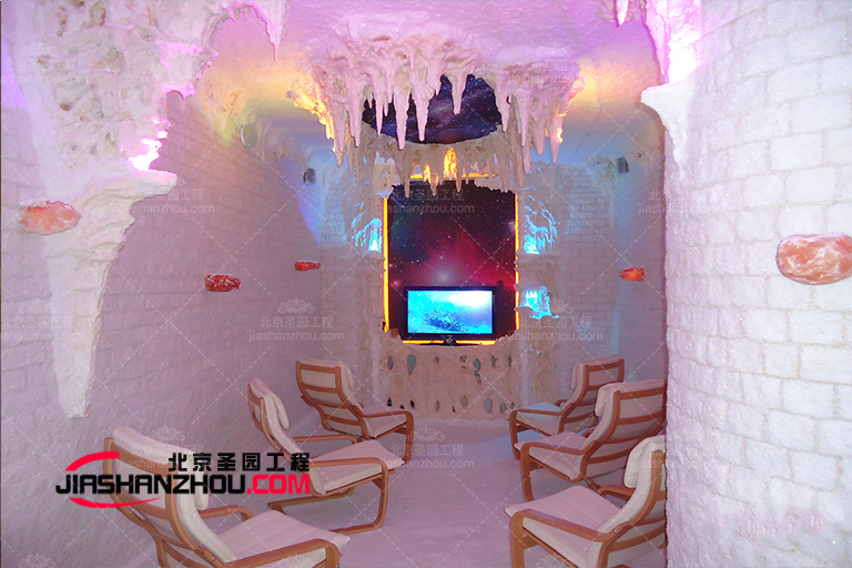 小區(qū)式鹽療養(yǎng)生會(huì)所優(yōu)雅和現(xiàn)代簡(jiǎn)約的氣息