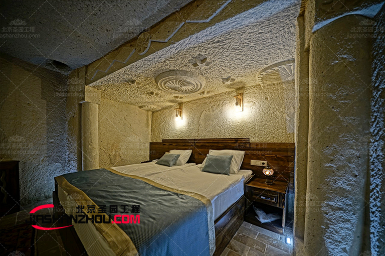 仿真山洞別墅臥室設(shè)計示例-來自北京廠家