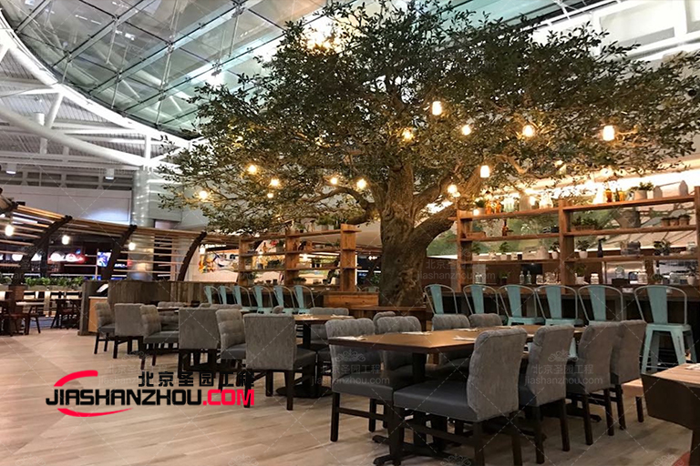 北京廠家關(guān)于簡(jiǎn)仿真樹(shù)裝飾的布局提示和美圖欣賞