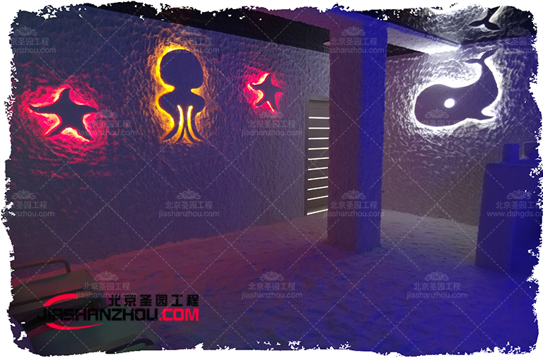 不同的色調(diào)布局讓鹽洞鹽療汗蒸房間感覺非常個(gè)性化