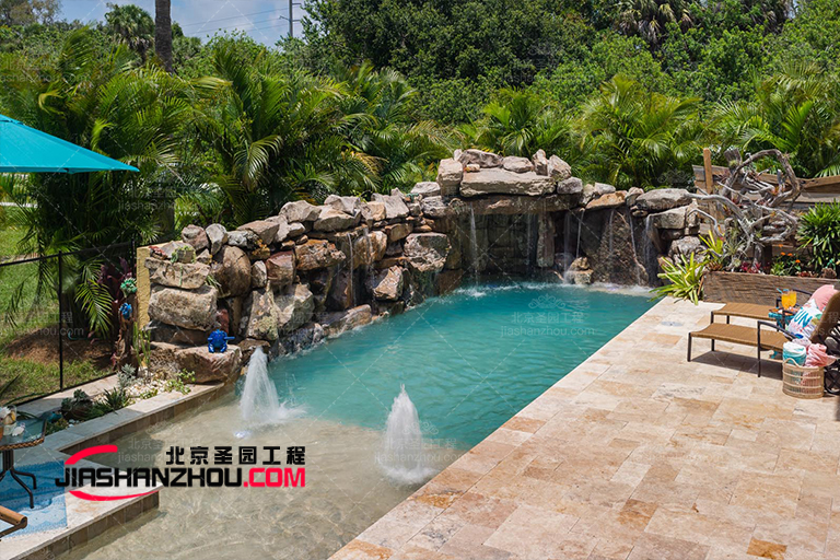 有吸引力的水池塑石假山景觀圍欄在市場(chǎng)上取得巨大勝利