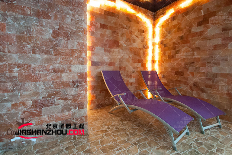 汗蒸房洞穴式鹽療房是根據(jù)當(dāng)今當(dāng)代的審美理念設(shè)計的