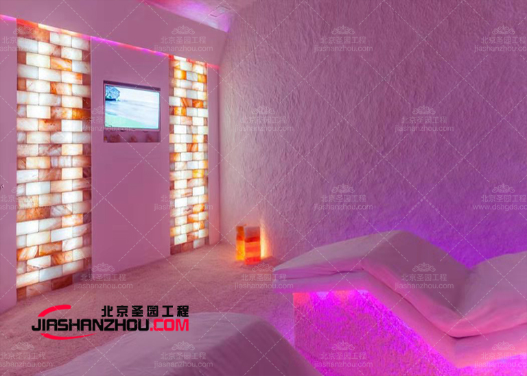 洞穴主題鹽療別墅整體外觀設(shè)計不僅豐富而且非常溫馨