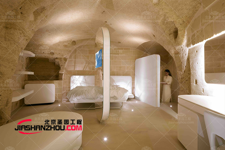 安靜舒適的仿自然洞穴窯洞民宿等你來體驗