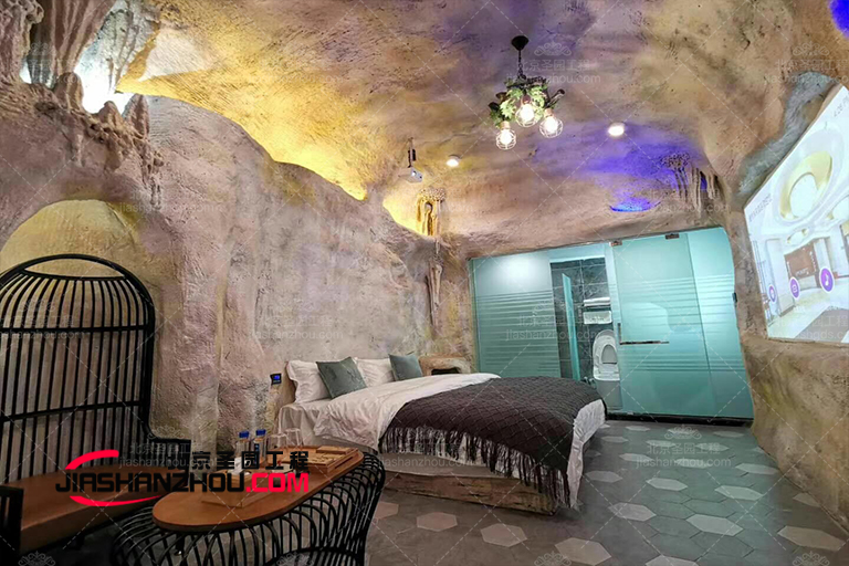 有助仿古山洞主題酒店室內(nèi)睡眠的顏色設計