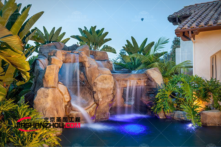 塑石假山水池GRC景觀(guān)專(zhuān)業(yè)廠(chǎng)家研發(fā)設(shè)計(jì)生產(chǎn)安裝一體