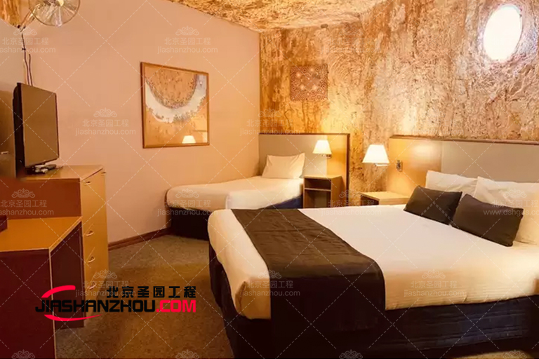 人造水泥仿真洞穴酒店嘗試新型酒店裝修設(shè)計