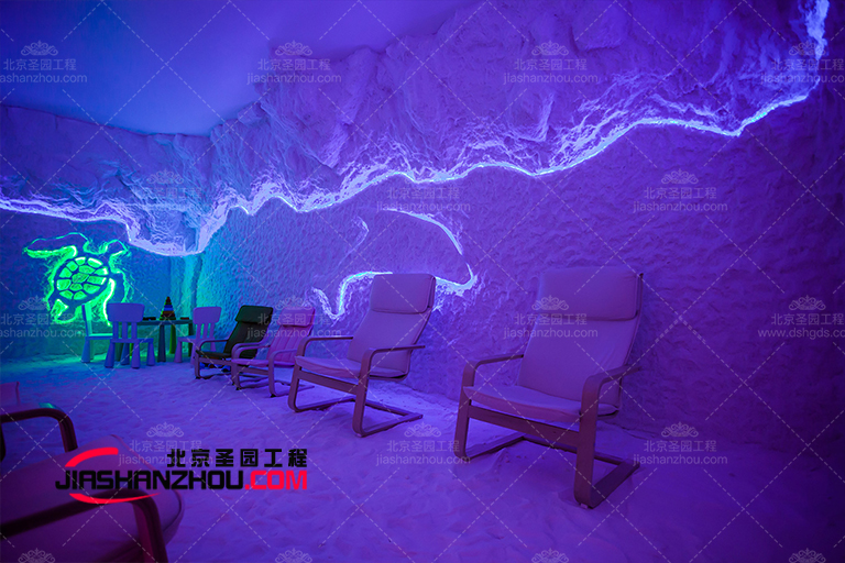 法式f 現(xiàn)代養(yǎng)生鹽浴鹽療汗蒸房制作如此完美讓人向往