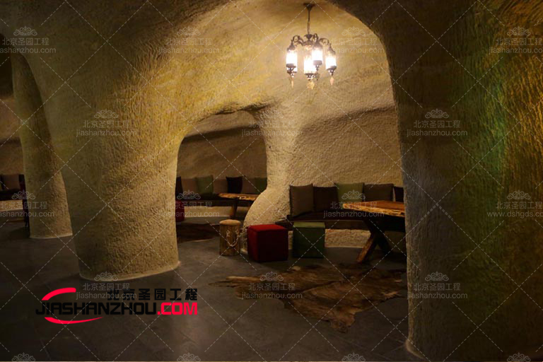 為仿古洞穴餐廳設(shè)計選擇合適的地毯是錦上添花