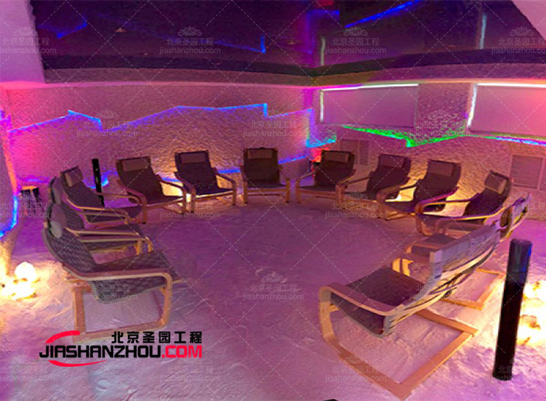 房創(chuàng)造一個(gè)具有凝聚力的仿真鹽洞SPA鹽療室內(nèi)設(shè)計(jì)