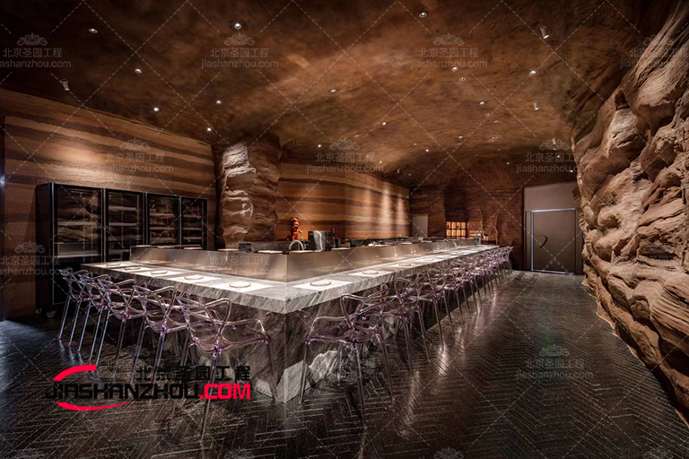 多個北京廠家在全國各地制作的關(guān)于仿古巖洞茶餐廳的設(shè)計方案