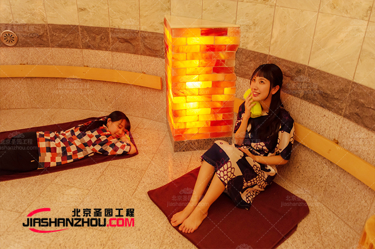 北京廠家的室內(nèi)鹽浴鹽療汗蒸房墻壁顏色裝飾指南