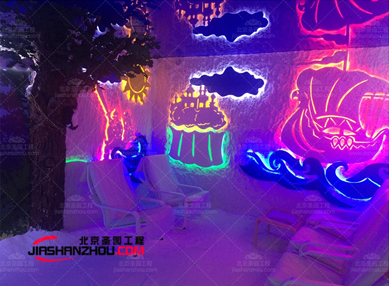 真實特具美感的仿自然喜馬拉雅鹽療房經(jīng)典案例圖