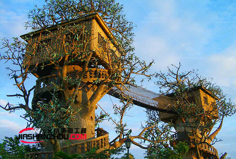 不同材質(zhì)設(shè)計制作的仿真樹屋民宿客棧的優(yōu)缺點