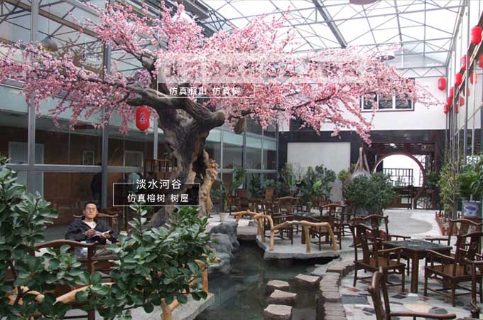 仿真樹(shù)與真植物市場(chǎng)相比一點(diǎn)也不遜色