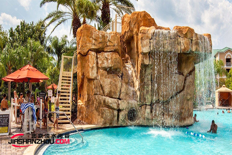 水泥假山是都市景觀中的重要組成部分