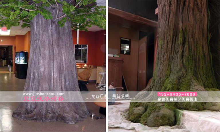 仿真樹(shù)使用的材料簡(jiǎn)易、造價(jià)低廉