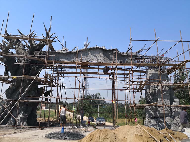 仿真樹大門在制作的時(shí)候先考慮的是什么問題？