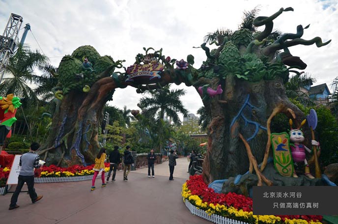 增加客戶游玩體驗生態(tài)園大門幾乎不需要打理養(yǎng)護