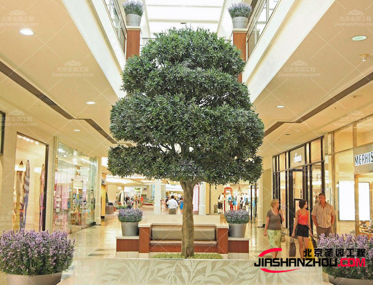 仿真樹逼真度高，外形美觀，且使用壽命長不受限制