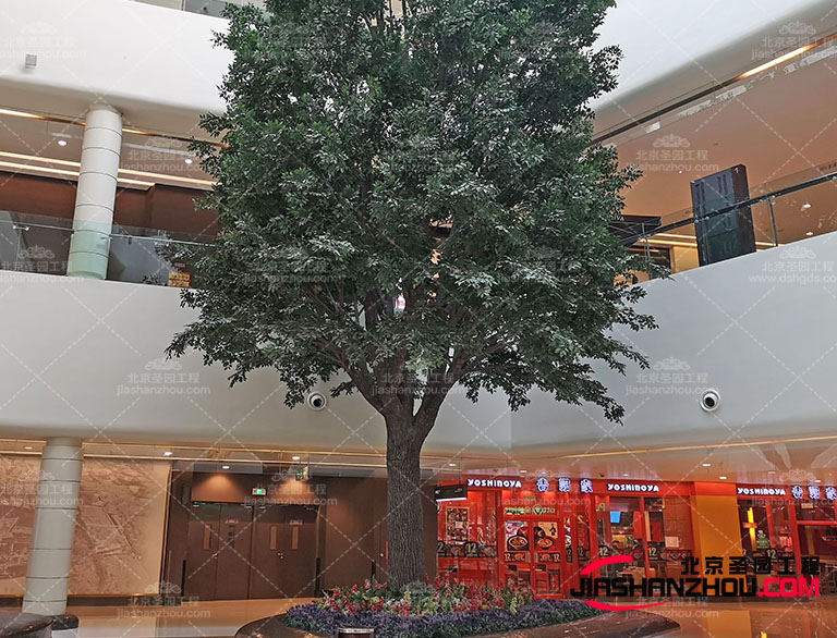 仿真樹設(shè)計(jì)還可以表現(xiàn)出生態(tài)環(huán)保的理念可以用作墻壁的裝飾