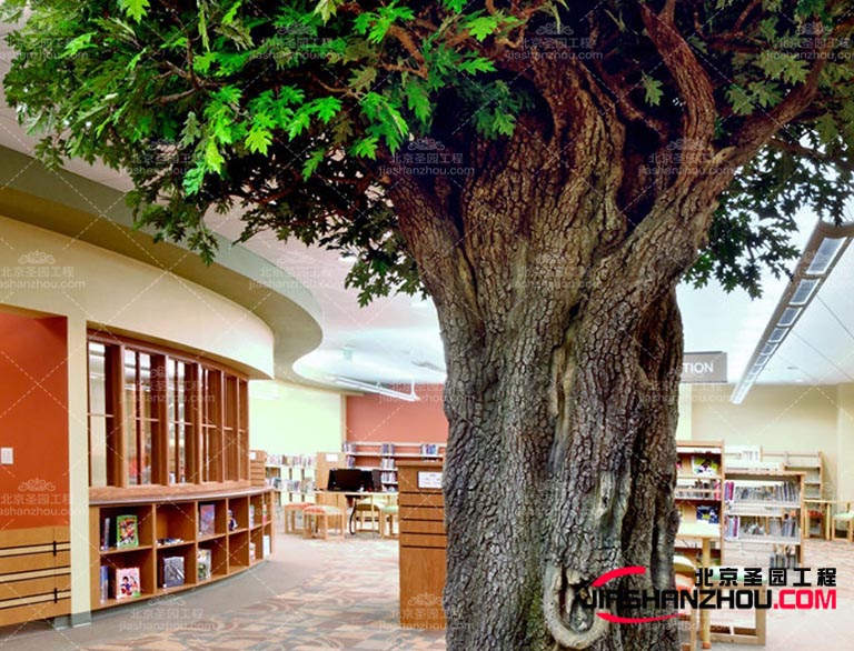 仿真樹為人們的用餐體驗(yàn)帶來了一份特的藝術(shù)的味道將功能性結(jié)合