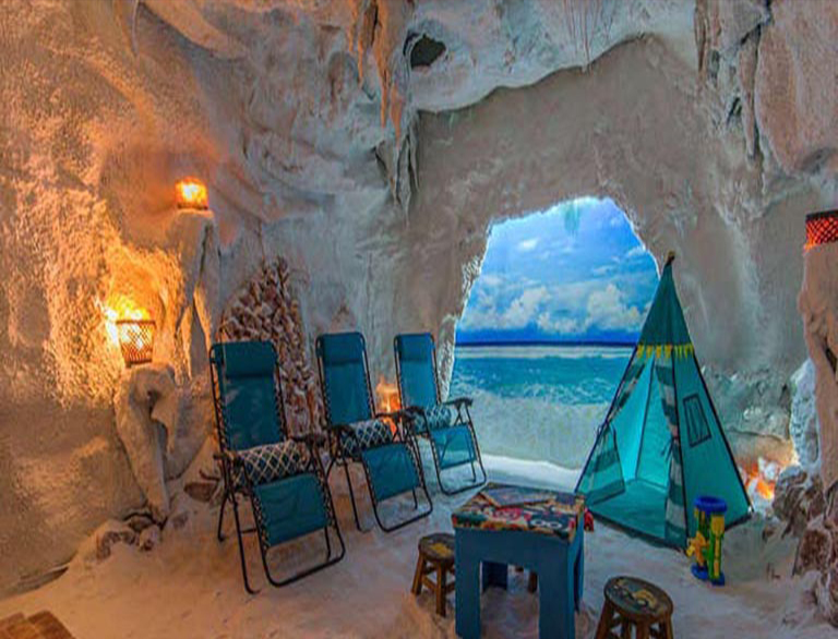 如何制作出高端大氣仿真度高的仿山洞鹽療