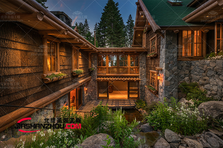 甘肅蘭州環(huán)保型仿木屋房子 營(yíng)造唯美意境