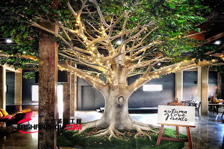 浙江室內(nèi)外仿真樹價格實(shí)惠到小的酒店都可以制作了