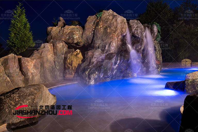 多全美塑石假山水泥雕塑景觀案例圖片大全