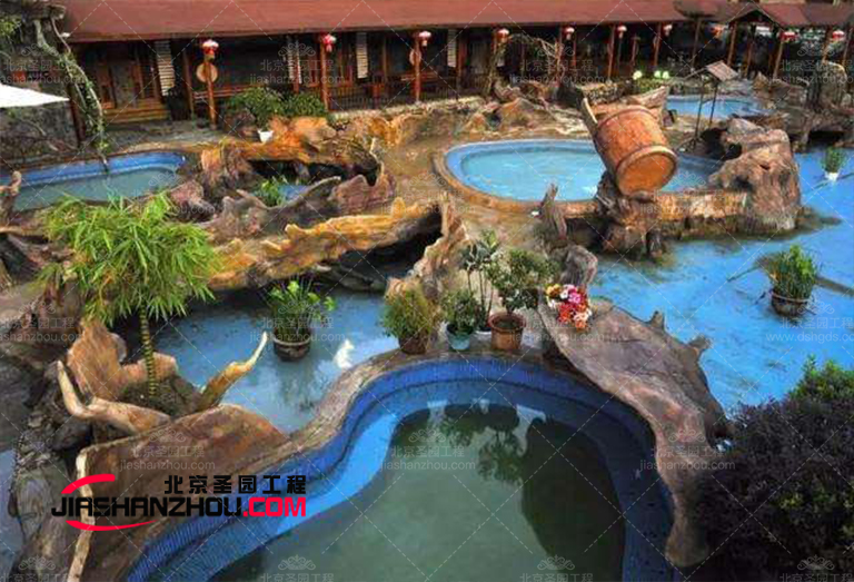 掇山置石 中國(guó)古典園林的塑石假山工程