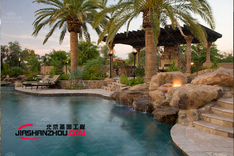 河南漯河低成本打造美麗花園的妙招 河南漯河仿真假山施工