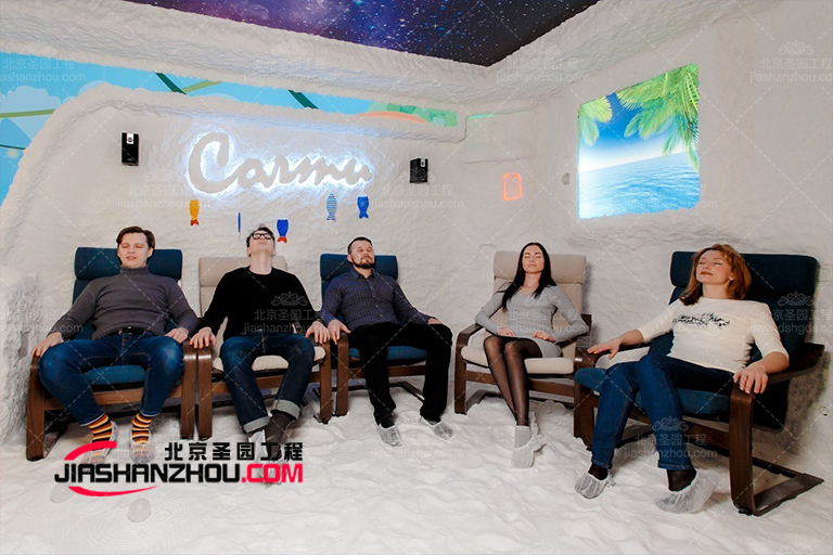 兒童主題仿真鹽洞汗蒸房擁有優(yōu)雅富麗堂皇的外觀