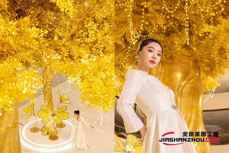 蘭州仿真樹許你一個(gè)金色夢(mèng)境之旅 真的讓人流連忘返