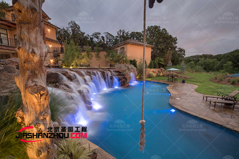 湖南塑石假山庭院水池自然與人文的奇妙交響 你打卡了嗎