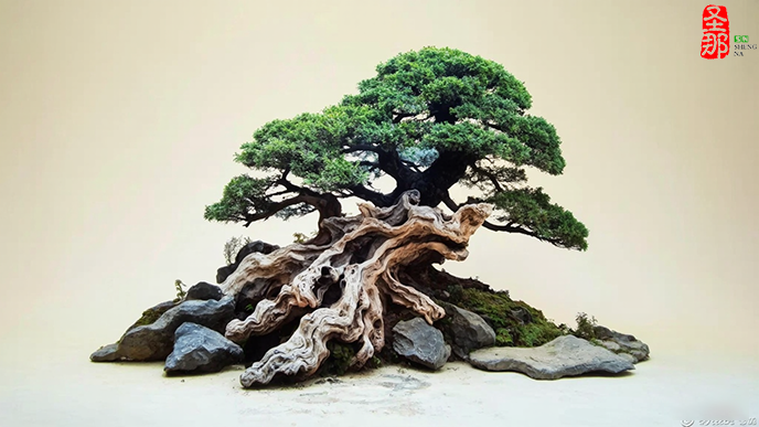 梅州西巖山茶鄉(xiāng)度假村現(xiàn)代塑石假山水池景觀設(shè)計