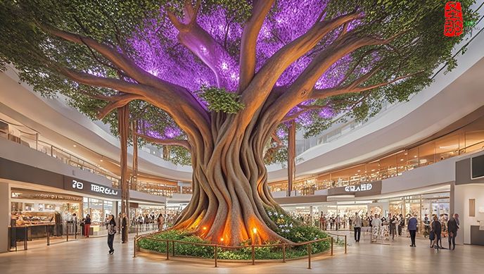 湖南這些美的仿真樹設(shè)計 讓人去看了就忘不掉