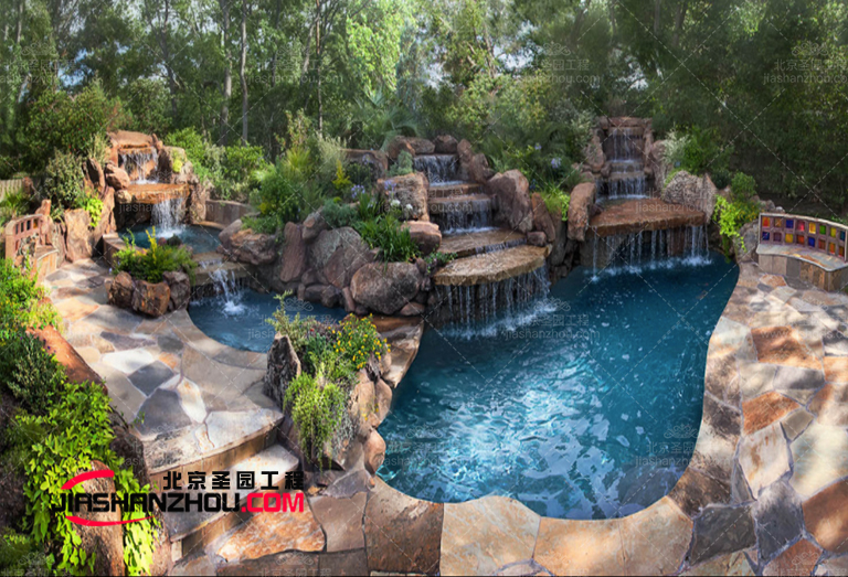 湖南水泥直塑仿真假山 一種廣泛使用的景觀藝術(shù)