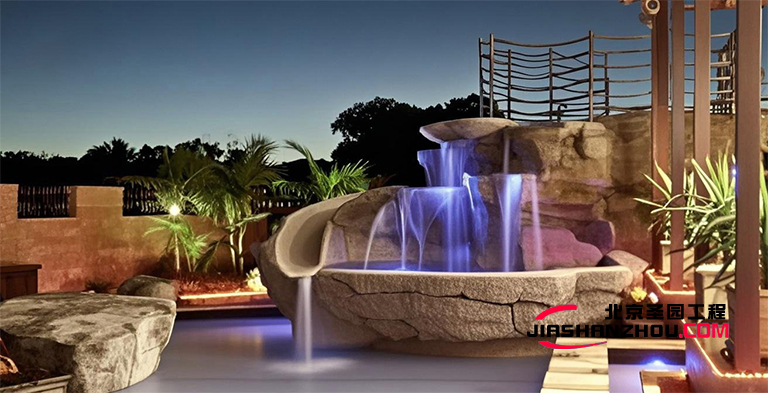 河南一方水泥假山造型優(yōu)美 讓庭院瞬間擁有自然靈韻