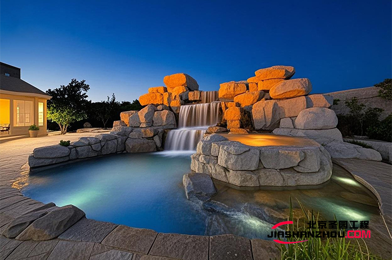 北京昌平廠家四季皆宜水泥假山 美化人們的室內(nèi)外生活空間