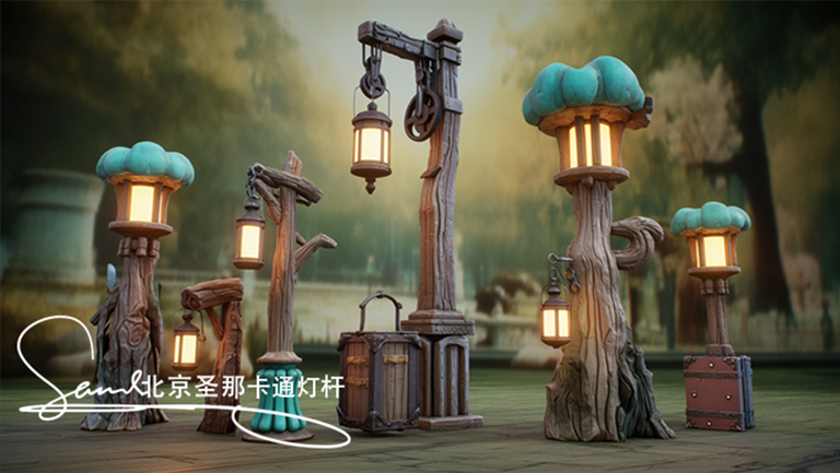 對于景區(qū)水泥仿木燈桿研發(fā)和發(fā)展 北京從廠家一直在努力